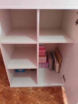 Mueble cambiador bebé blanco