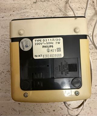 Radio despertador Philips vintage