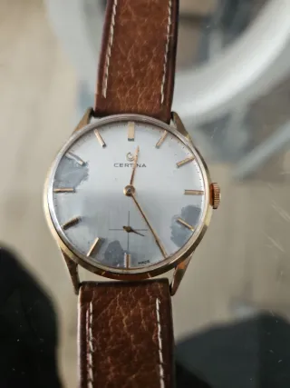 Reloj Certina Dorado y Marrón MAQUINARIA PERFECTA