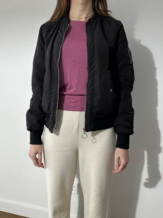 Chaqueta Bomber Negra H&M