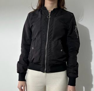 Chaqueta Bomber Negra H&M