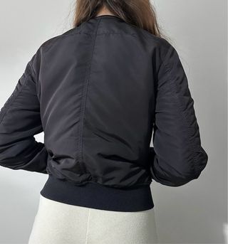 Chaqueta Bomber Negra H&M