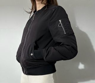 Chaqueta Bomber Negra H&M