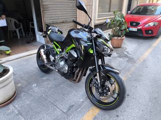 Kawasaki Z900 A2 Negra/Verde