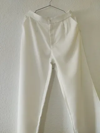 Conjunto Chaleco y Pantalón Blanco