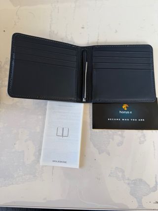 Cartera Moleskine Negra y verde