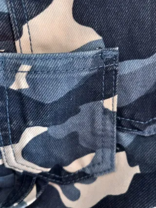 Bermuda camuflaje denim