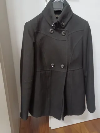 Cappottino nero in panno