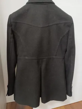 Cappottino nero in panno