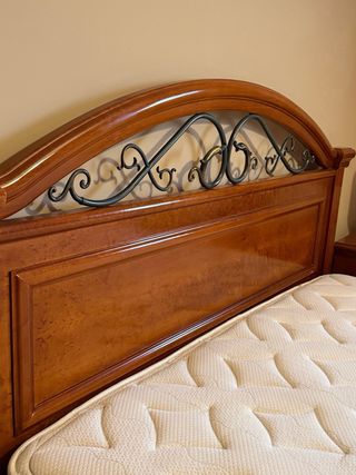 Cama vintage madeira maciça