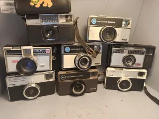 8 Fotocamere Kodak Instamatic