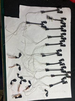 Conjunto Farolas HO. Todas las de la foto.