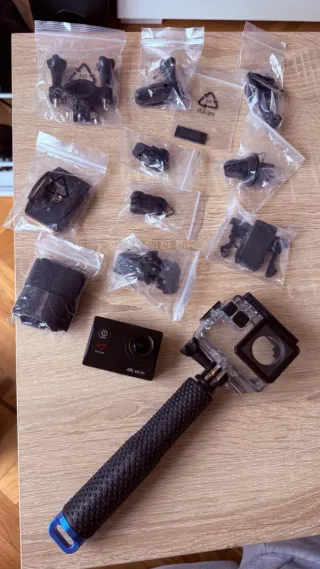 Cámara Victure 4K WiFi + Kit Completo Accesorios