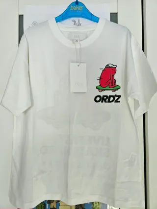 Camiseta Ordz Zara Niño Estampada Rana.Talla 140cm