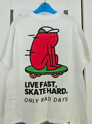 Camiseta Ordz Zara Niño Estampada Rana.Talla 140cm