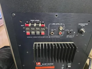 Subwoofer JBL Negro/Gris