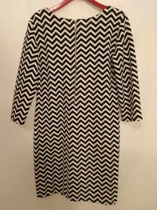 Vestito tubino mezzemaniche fantasia