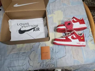 Nike Air Force 1 Louis Vuitton Roja