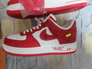 Nike Air Force 1 Louis Vuitton Roja