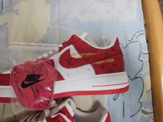Nike Air Force 1 Louis Vuitton Roja