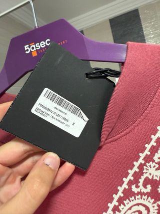 Sudadera Palm Angels Roja Bandana Etiqueta Farfetc