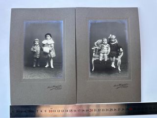 Lote 2 Fotos Antiguas Niños