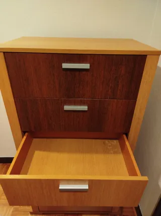 Cómoda de madera 6 cajones.