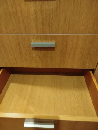 Cómoda de madera 6 cajones.