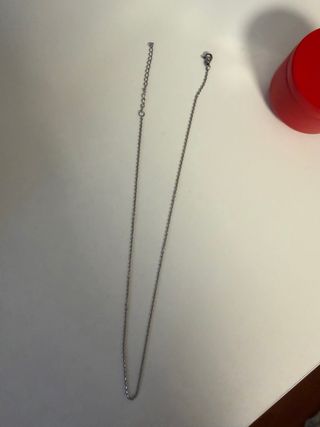 Cadena de plata El Corte Inglés