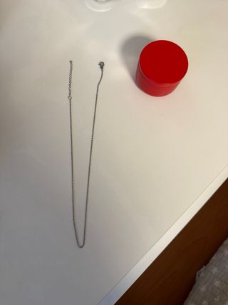 Cadena de plata El Corte Inglés