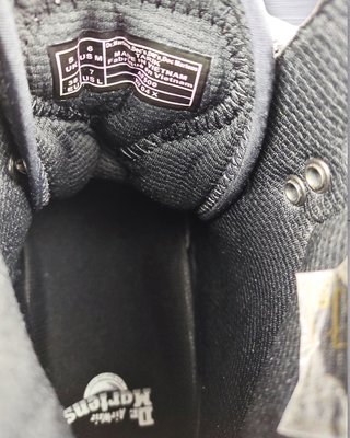 Dr. Martens Tarik GunMetal botas Mujer T38 Nuevas