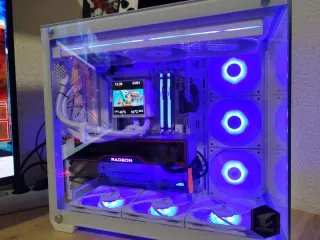 PC Gamer Potente Radeon Blanco/Multicolor