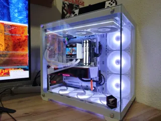 PC Gamer Potente Radeon Blanco/Multicolor