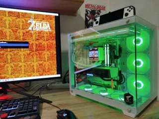 PC Gamer Potente Radeon Blanco/Multicolor