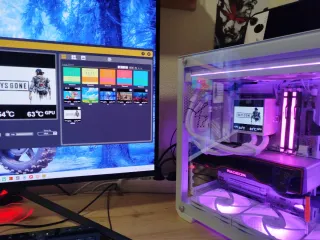 PC Gamer Potente Radeon Blanco/Multicolor