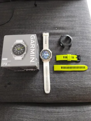 Reloj Garmin Epix Gen 2 Plata/Blanco