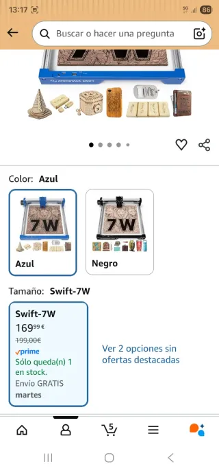 GRABADORA LÁSER ATOMSTACK 7W