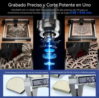 GRABADORA LÁSER ATOMSTACK 7W