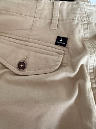Pantalón cargo beige Jack & Jones