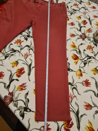 Pantalón Hackett Hombre Rojo Algodón+Elastan