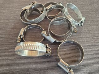 Fascette stringitubo acciaio inox 30-45 mm