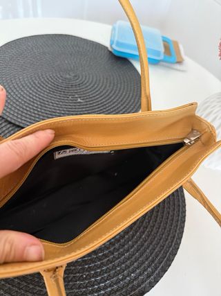 Bolso Paco Martinez camel con asas grandes