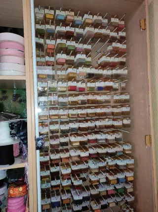 Cristales para labores de bordado