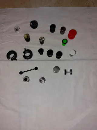 Lote de Pendientes y Joyería Corporal