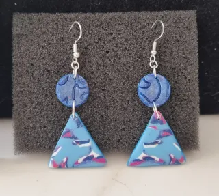 Bonitos y alegres Pendientes de plata