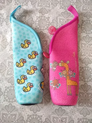 Porta Termo Bebé Patitos y Jirafa