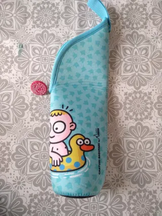 Porta Termo Bebé Patitos y Jirafa