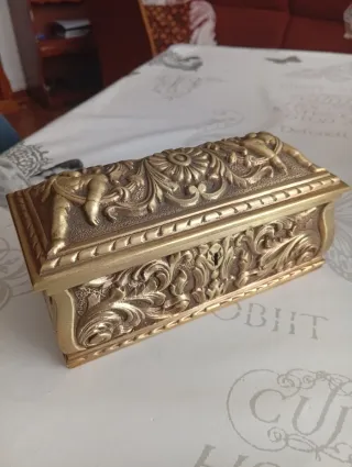 Joyero Artesanal Dorado