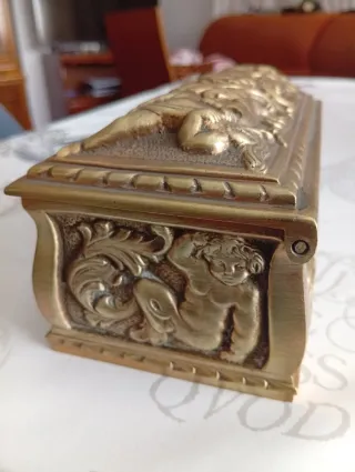 Joyero Artesanal Dorado