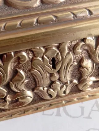 Joyero Artesanal Dorado